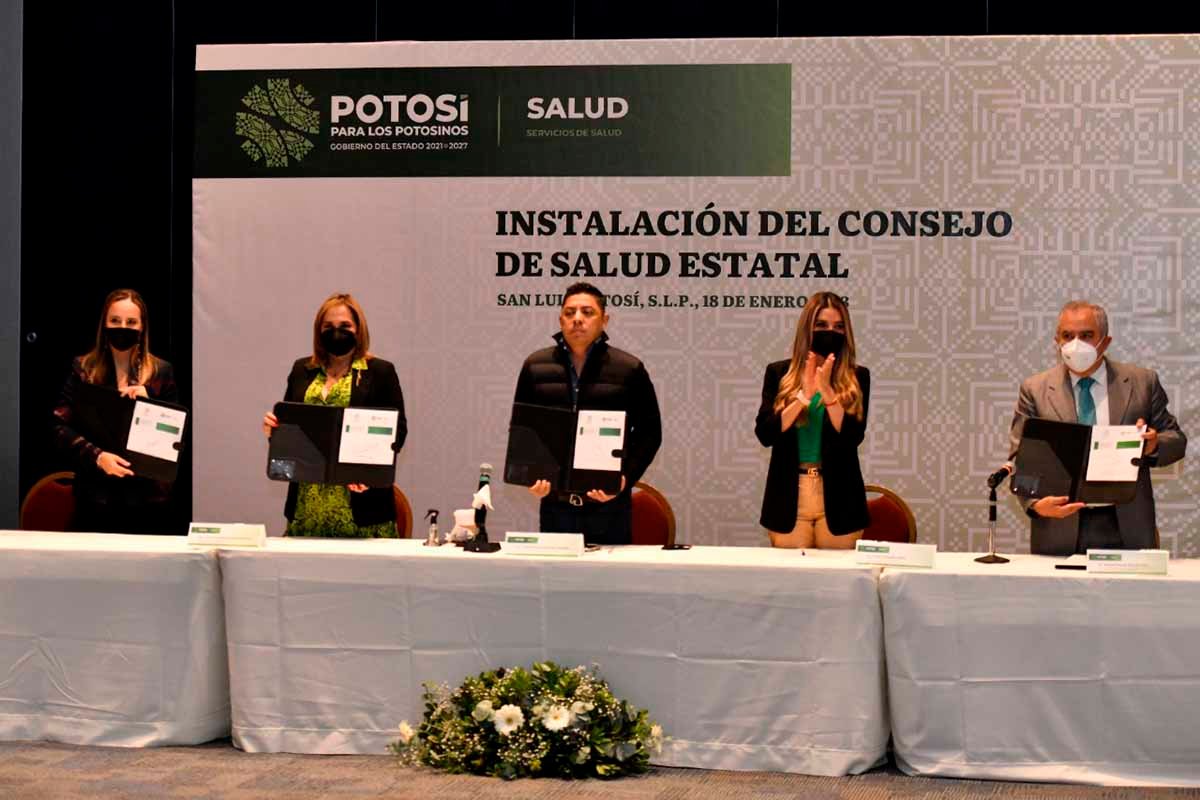 INSTALA GOBERNADOR RICARDO GALLARDO CONSEJOS CONTRA LAS ADICCIONES Y DE SALUD ESTATAL