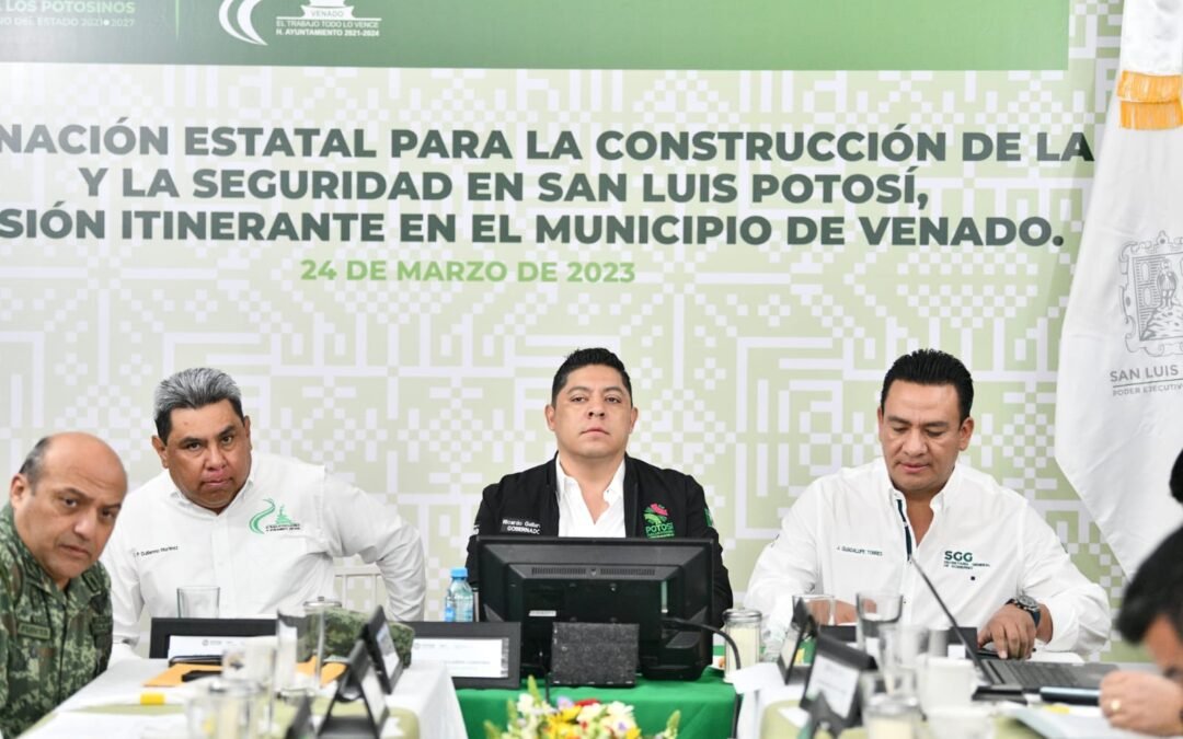 VOLUNTAD Y TRABAJO DE LAS Y LOS ALCALDES FACILITA LA AFRONTA DE RETOS EN SEGURIDAD: GOBERNADOR