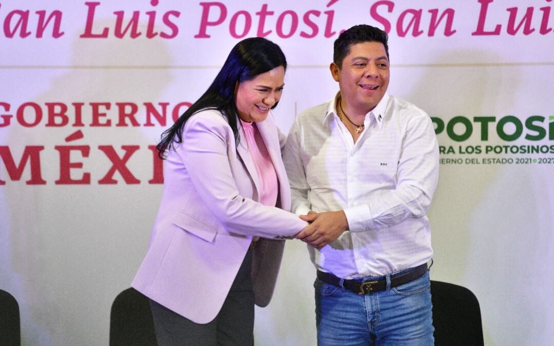 EN SLP RICARDO GALLARDO Y ARIADNA MONTIEL CONCRETAN PENSIÓN PARA PERSONAS CON DISCAPACIDAD