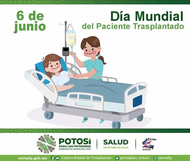 ESTE 06 DE JUNIO, SE CONMEMORA EL  DÍA MUNDIAL DEL PACIENTE TRASPLANTADO