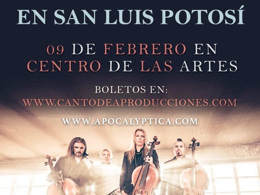 EL CEART SERÁ SEDE DEL CONCIERTO DE LA BANDA APOCALYPTICA 