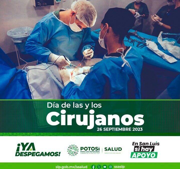 RECONOCE SALUD A CIRUJANAS Y CIRUJANOS EN SU DÍA