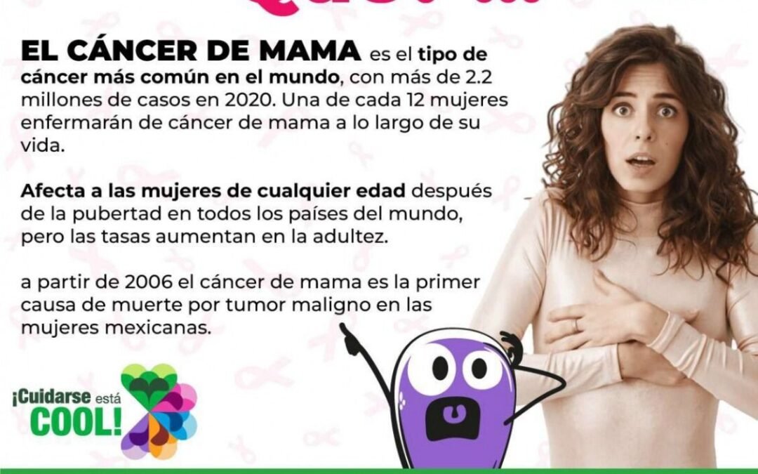 OCTUBRE, MES DE SENSIBILIZACIÓN SOBRE EL CÁNCER DE MAMA