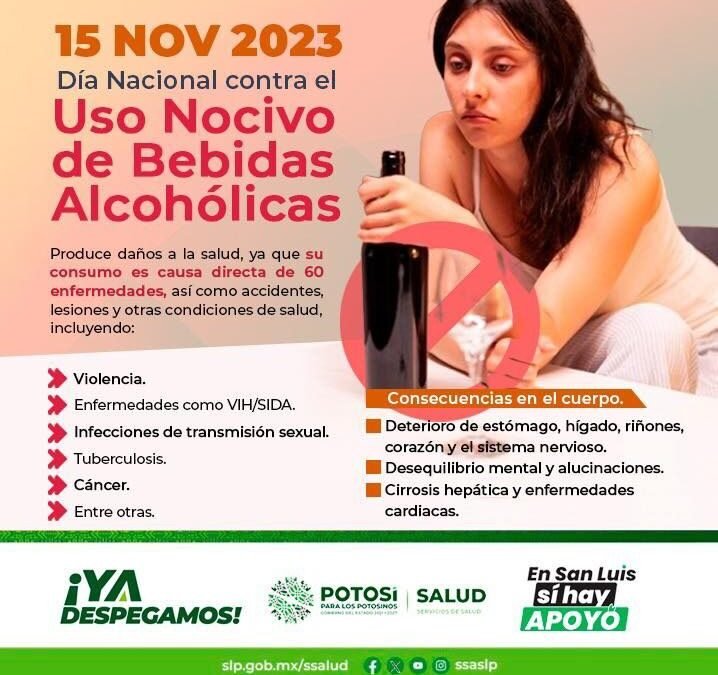DÍA DE PREVENCIÓN DE PROBLEMAS DE SALUD POR ABUSO DE BEBIDAS ALCOHÓLICAS