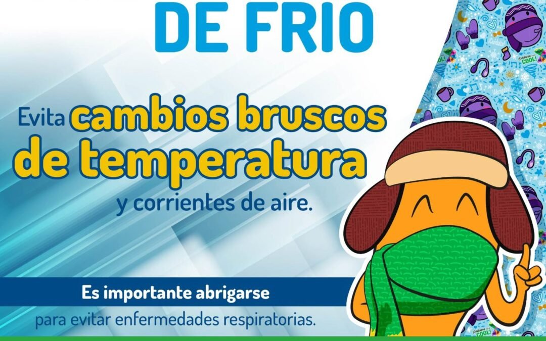 ANTE LA ALERTA EMITIDA POR ENTRADA DEL FRENTE FRÍO 11, CONVOCA SALUD A REFORZAR MEDIDAS PREVENTIVAS