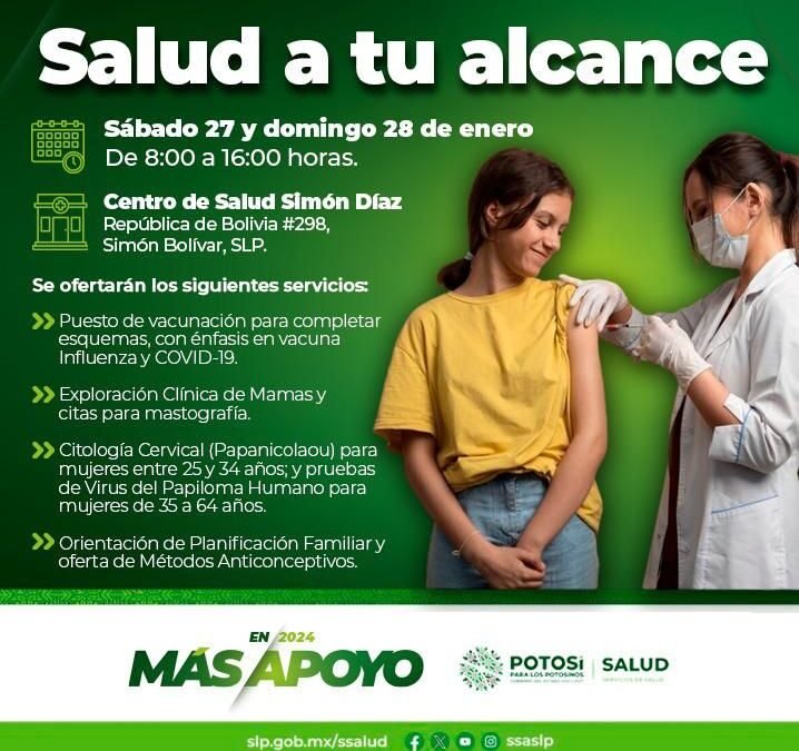 SERVICIOS DE SALUD ACTIVA CAMPAÑA “SALUD A TU ALCANCE”
