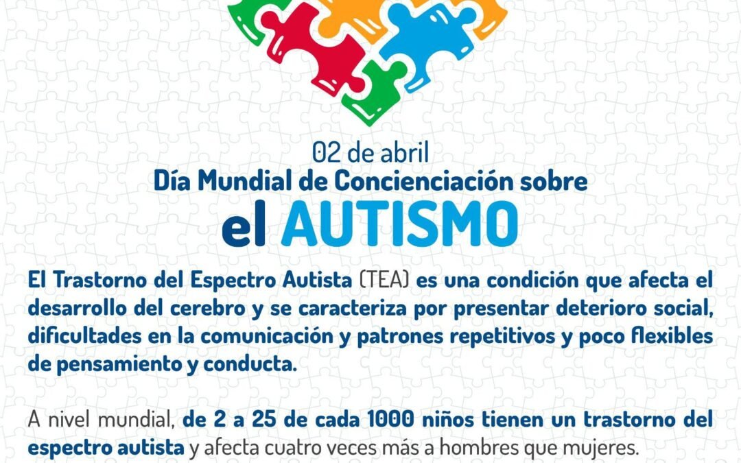 2 DE ABRIL, DÍA MUNDIAL DE CONCIENCIACIÓN SOBRE EL AUTISMO