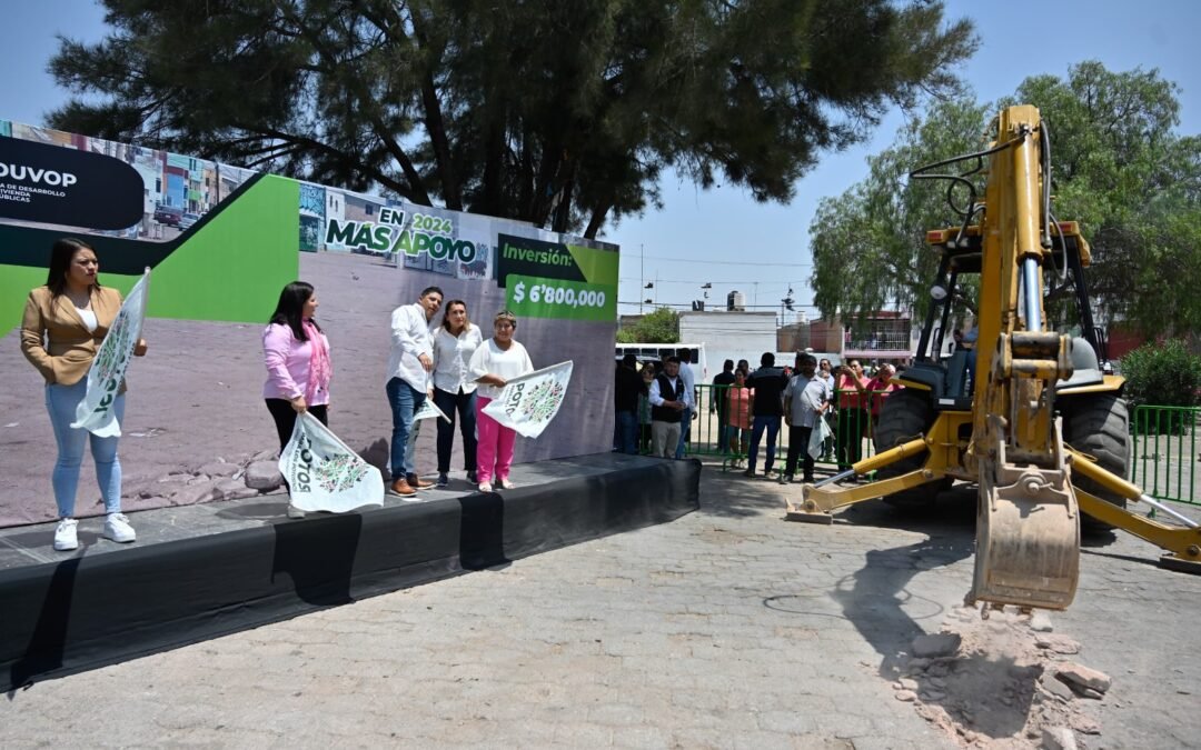 GOBIERNO ESTATAL CUMPLE A FAMILIAS CON RECONSTRUCCIÓN DE PLAZA LAS ÁGUILAS