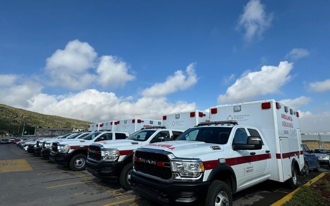 GOBIERNO ESTATAL FORTALECE ATENCIÓN EN SALUD CON NUEVAS AMBULANCIAS