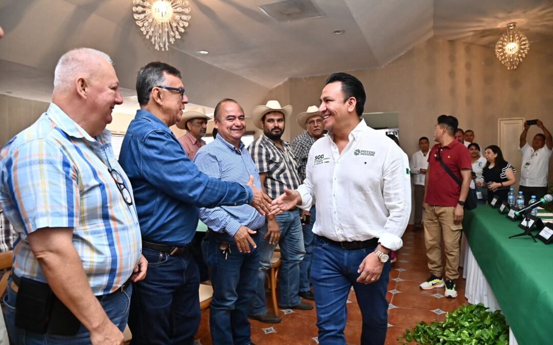 REAFIRMA EJECUTIVO MÁS APOYO A LAS Y LOS PRODUCTORES AGROPECUARIOS