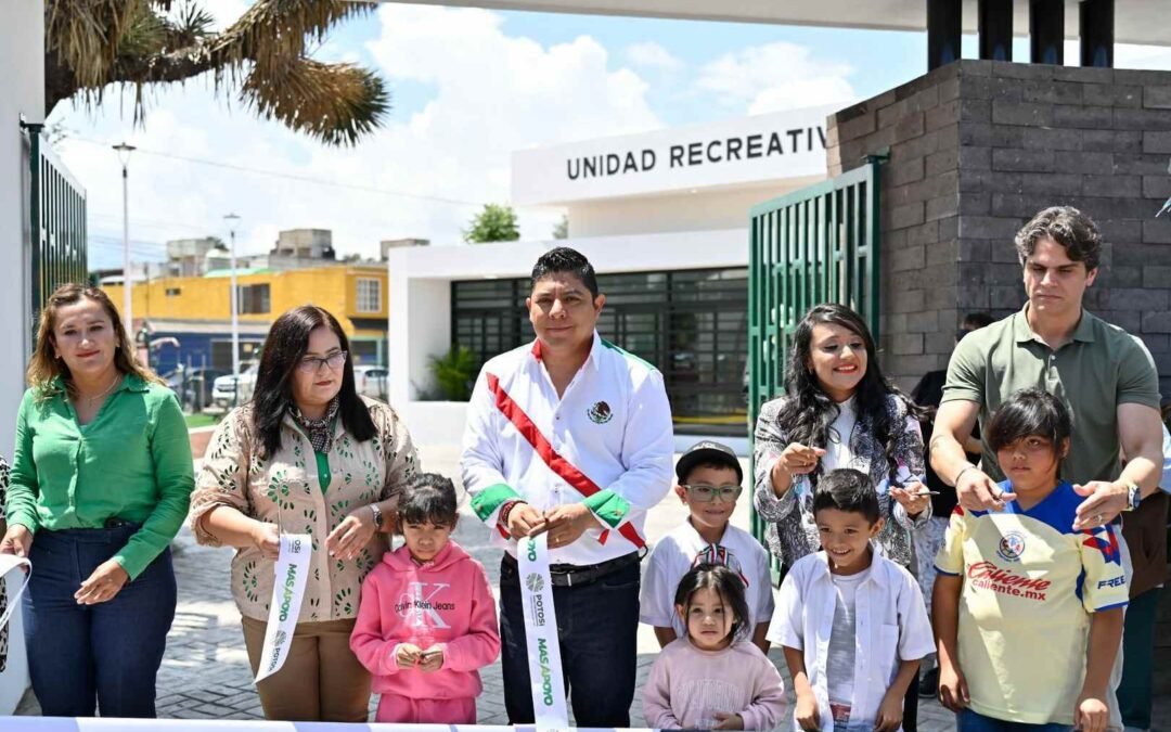 CONSTRUCCIÓN DE ÁREAS RECREATIVAS FORTALECE ESTRATEGIA INTEGRAL SEGURIDAD