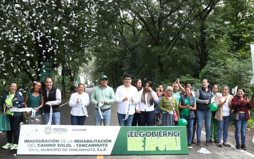 RICARDO GALLARDO ENTREGA PRIMERA ETAPA DE CAMINO XOLOL-TANCANHUITZ