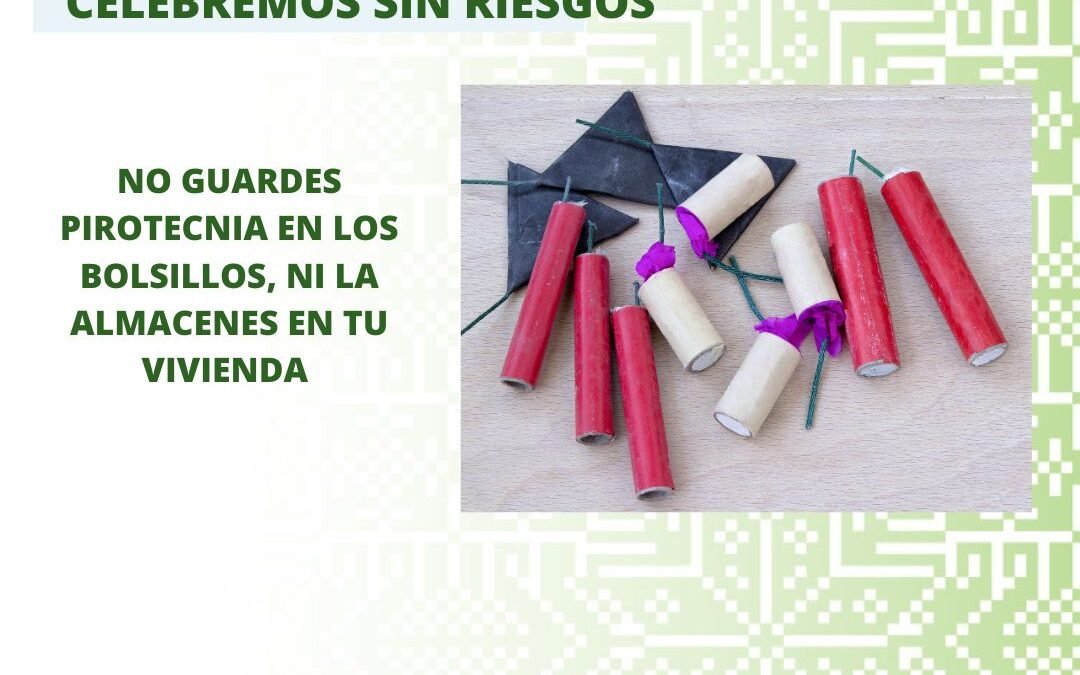 EJECUTIVO ESTATAL ARRANCA CAMPAÑA “DI NO A LA PIROTECNIA”