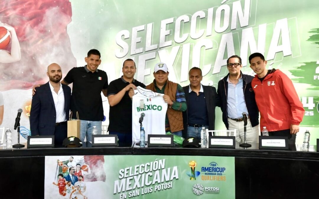 RICARDO GALLARDO ANUNCIA JUEGOS DE LA SELECCIÓN MEXICANA DE BASQUETBOL EN SLP