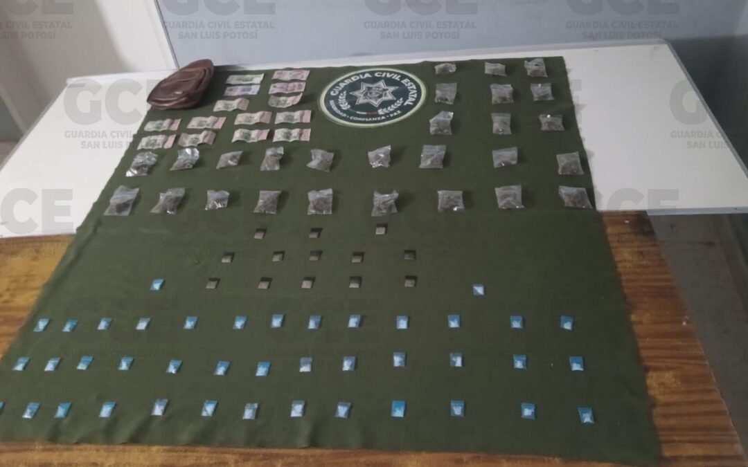 CINCO OBJETIVOS CRIMINALES Y 130 DOSIS DE DROGA DECOMISADAS, DEJA PLAN “HUASTECA SEGURA”