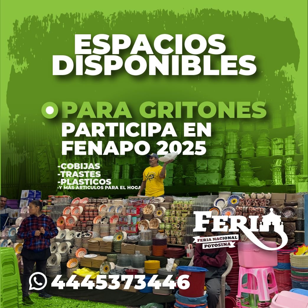 ABRE FENAPO CONVOCATORIA PARA GRITONES EN EL RECINTO FERIAL