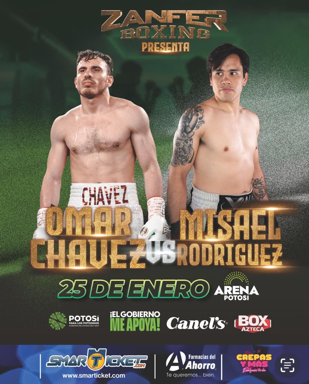 YA A LA VENTA LOS BOLETOS PARA LA PELEA DE BOX CHÁVEZ VS RODRÍGUEZ