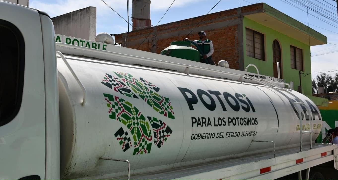 ARRANCARÁ RICARDO GALLARDO DISTRIBUCIÓN GRATUITA DE AGUA A LOS HOGARES CON NUEVAS PIPAS