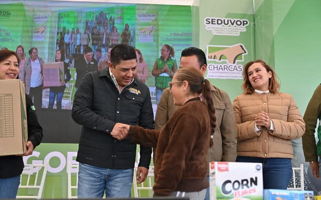 RICARDO GALLARDO MEJORARÁ LA VIDA DE LAS FAMILIAS DE CHARCAS CON MÁS APOYO