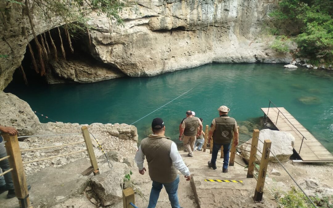 SUSPENDEN ACTIVIDADES ACUÁTICAS EN PARAJE DE LA HUASTECA POR INCREMENTO EN NIVELES DE LOS RÍOS