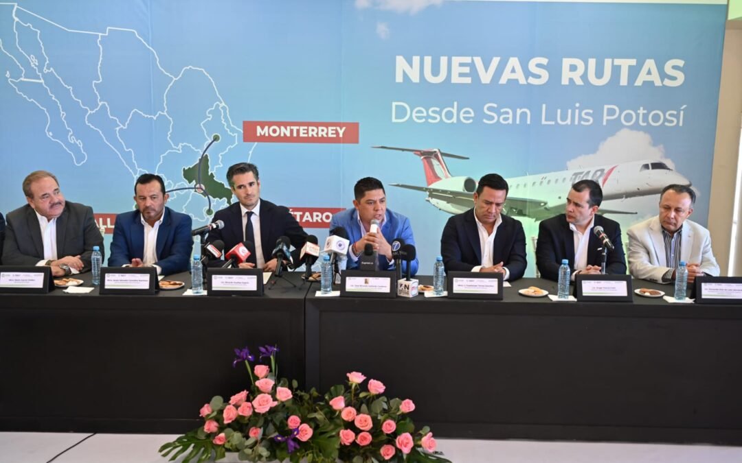 RICARDO GALLARDO FORTALECE LA CONECTIVIDAD AÉREA