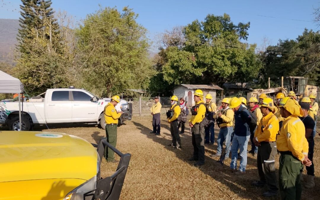 AVANZA EL COMBATE DE INCENDIOS FORESTALES EN SLP