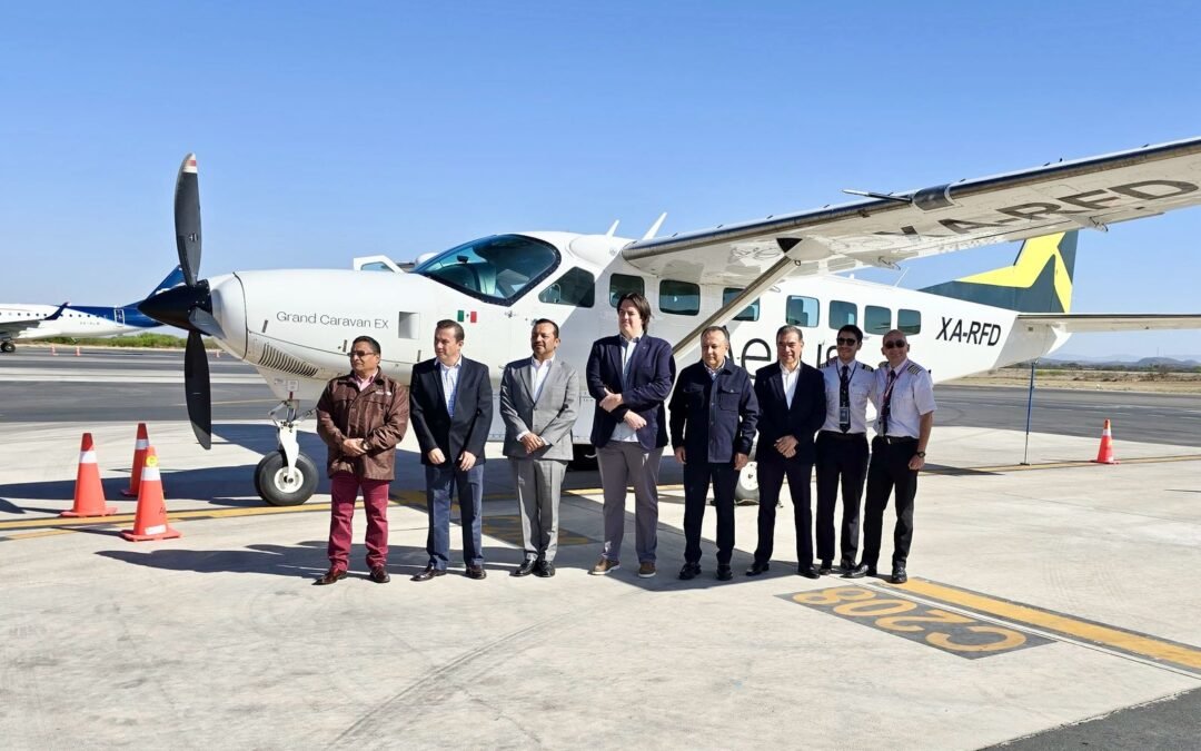 PARTICIPA GOBIERNO DEL ESTADO, EN INAUGURACIÓN DE NUEVO VUELO A CIUDAD DE MÉXICO