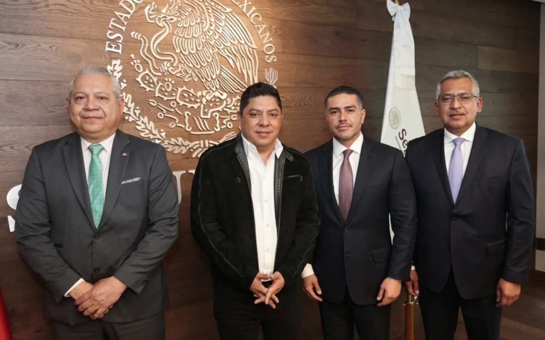 RICARDO GALLARDO Y GARCÍA HARFUCH CIERRAN FILAS POR LA SEGURIDAD DE SLP