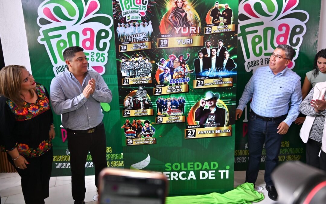 RICARDO GALLARDO ENCABEZA PRESENTACIÓN DE LA FENAE 2025 EN SOLEDAD