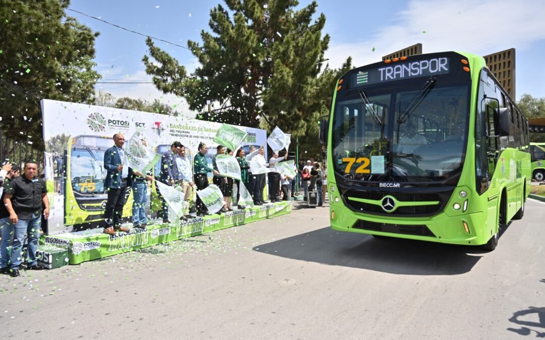 RICARDO GALLARDO IMPULSA NUEVA ERA DE MOVILIDAD CON MODERNO TRANSPORTE PÚBLICO
