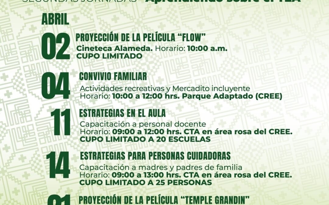 REPARADO PROGRAMA POR DÍA MUNDIAL DE LA CONCIENCIACIÓN SOBRE EL AUTISMO