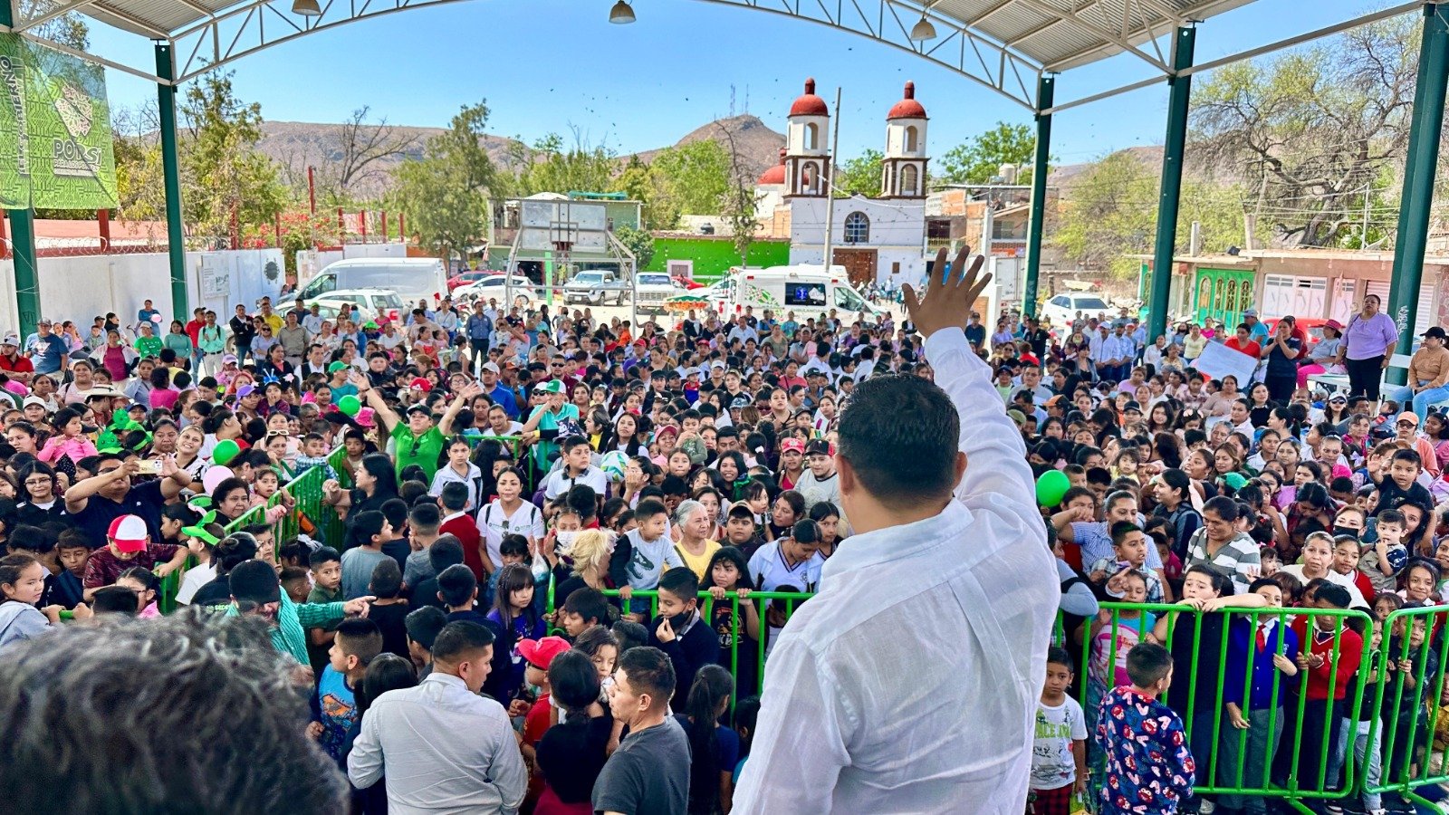 RICARDO GALLARDO INICIA CONVIVENCIAS DEL DÍA DE LA NIÑEZ EN SAN LUIS POTOSÍ