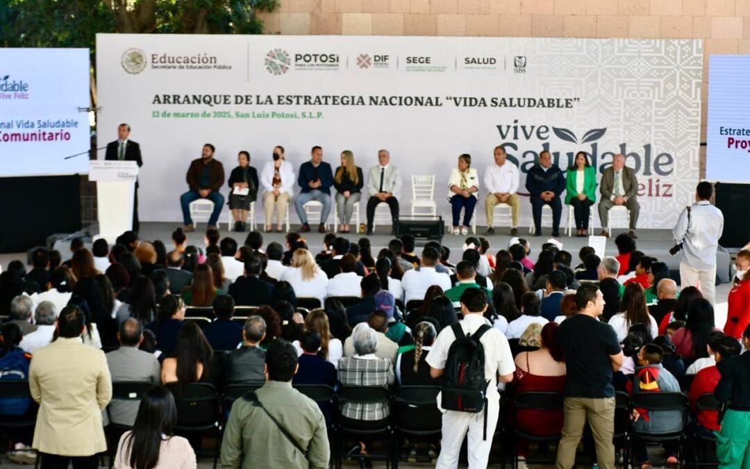 GOBIERNO DEL ESTADO INICIA EN SLP LA ESTRATEGIA NACIONAL VIDA SALUDABLE