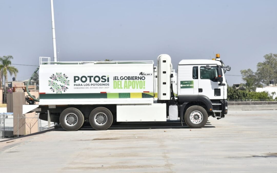 GOBIERNO ESTATAL FORTALECE PROGRAMA DE ENTREGA DE AGUA CON PIPAS