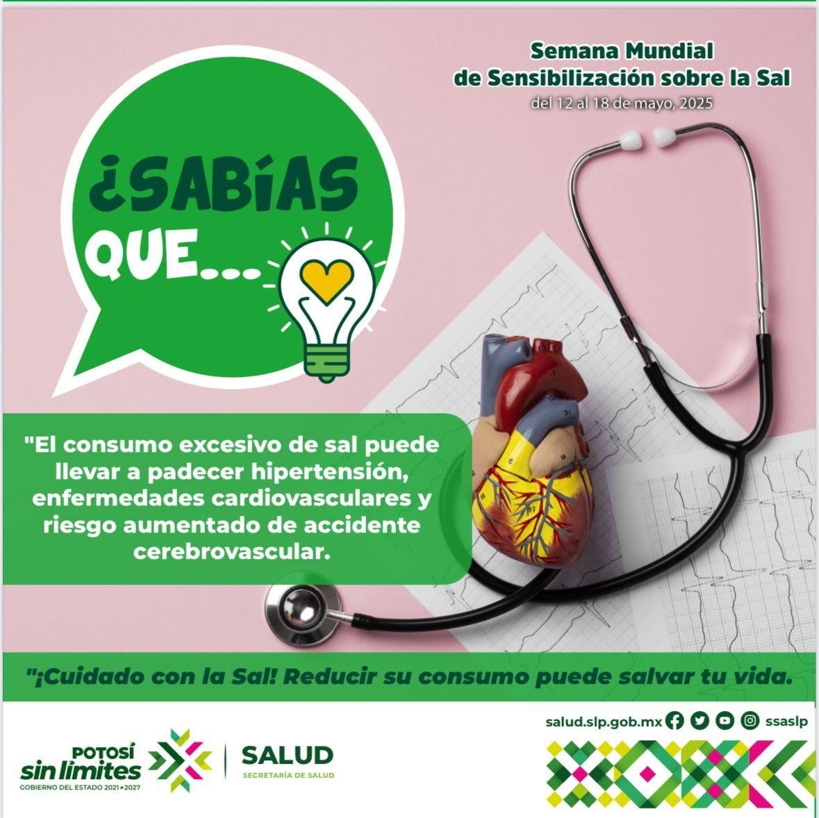 LA SEMANA MUNDIAL DE SENSIBILIZACIÓN SOBRE LA SAL 2025 DEL 12 AL 18 DE MAYO.