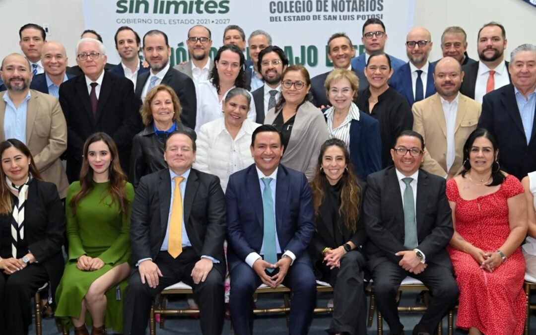 COLABORACIÓN DEL NOTARIADO FORTALECE SEGURIDAD JURÍDICA DE SAN LUIS