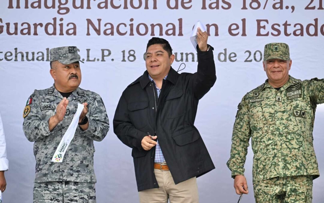 SEGURIDAD SIN LÍMITES PROMUEVE RICARDO GALLARDO CON APOYO DE LA GUARDIA NACIONAL