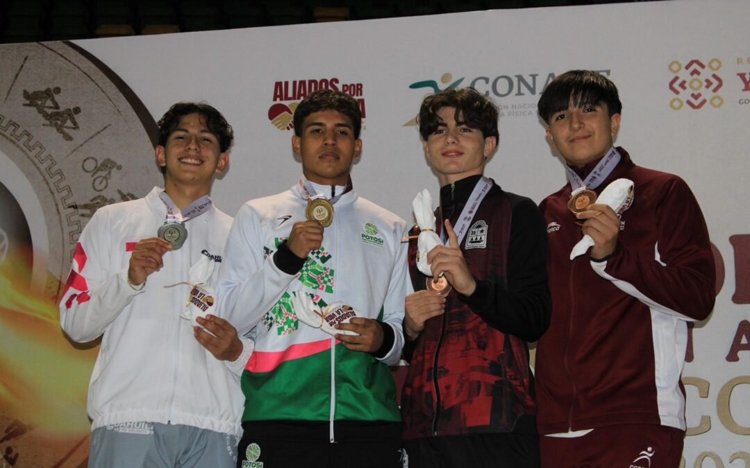 DOBLE MEDALLA DE ORO PARA SLP EN KARATE DE OLIMPIADA NACIONAL