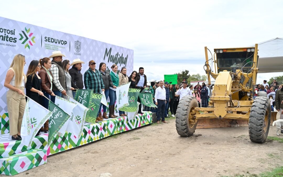 CON OBRAS Y ACCIONES LLEVA RICARDO GALLARDO APOYO SIN LÍMITES