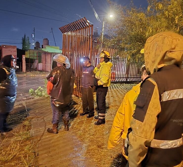 PROTECCIÓN CIVIL ATIENDE REPORTES POR LLUVIAS