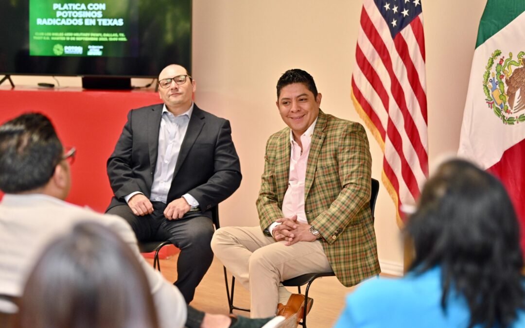 RICARDO GALLARDO ANUNCIA APOYO A LAS Y LOS POTOSINOS EN EUA