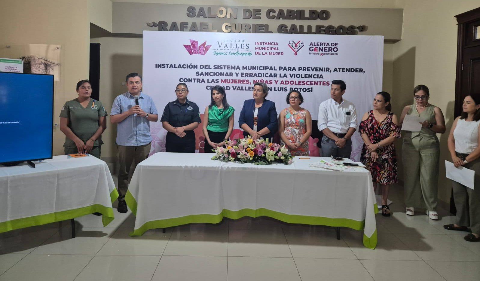 ESTADO FORTALECE ACCIONES CONTRA LA VIOLENCIA DE GÉNERO EN CIUDAD VALLES