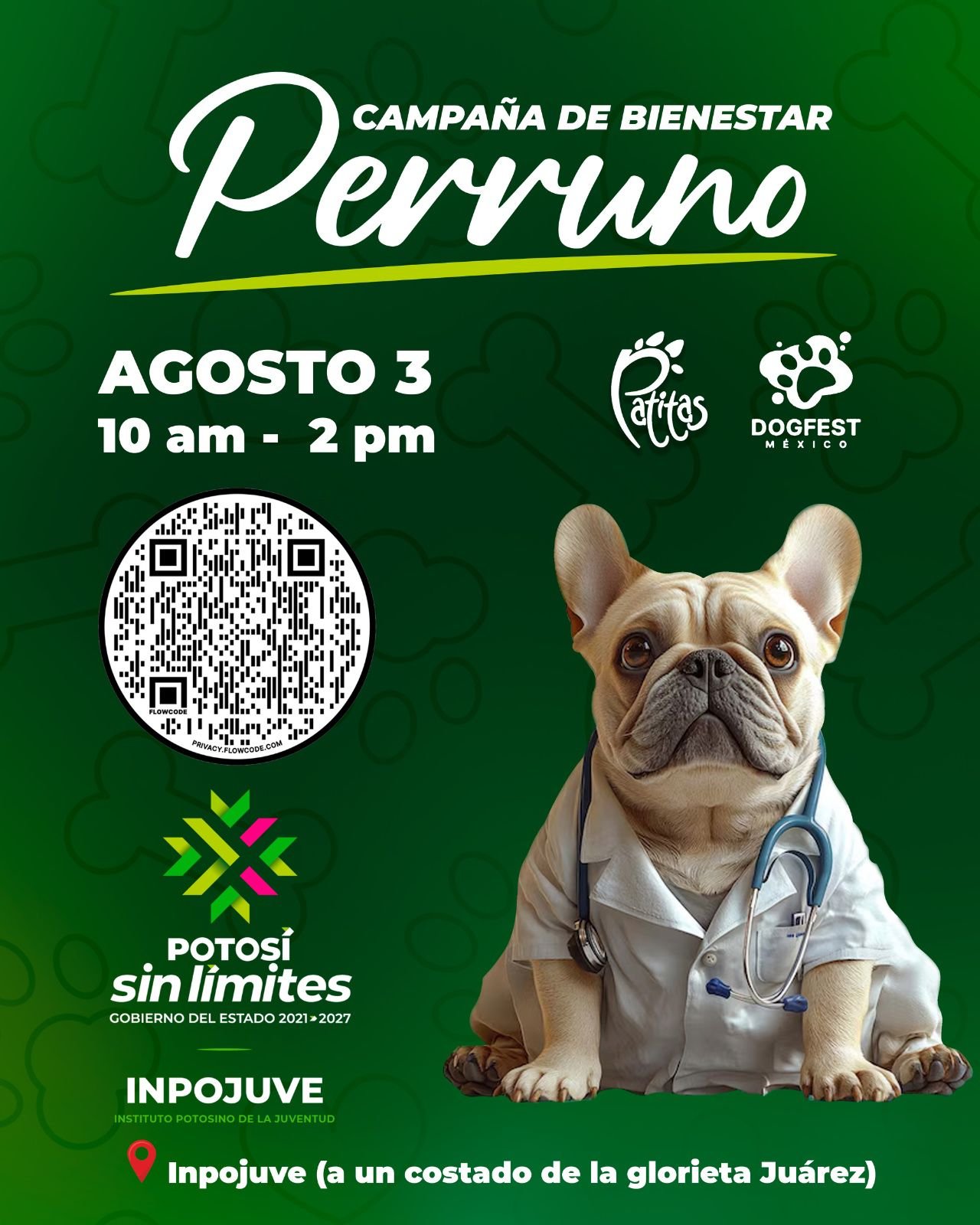 GOBIERNO ESTATAL INVITA A CAMPAÑA BIENESTAR PERRUNO