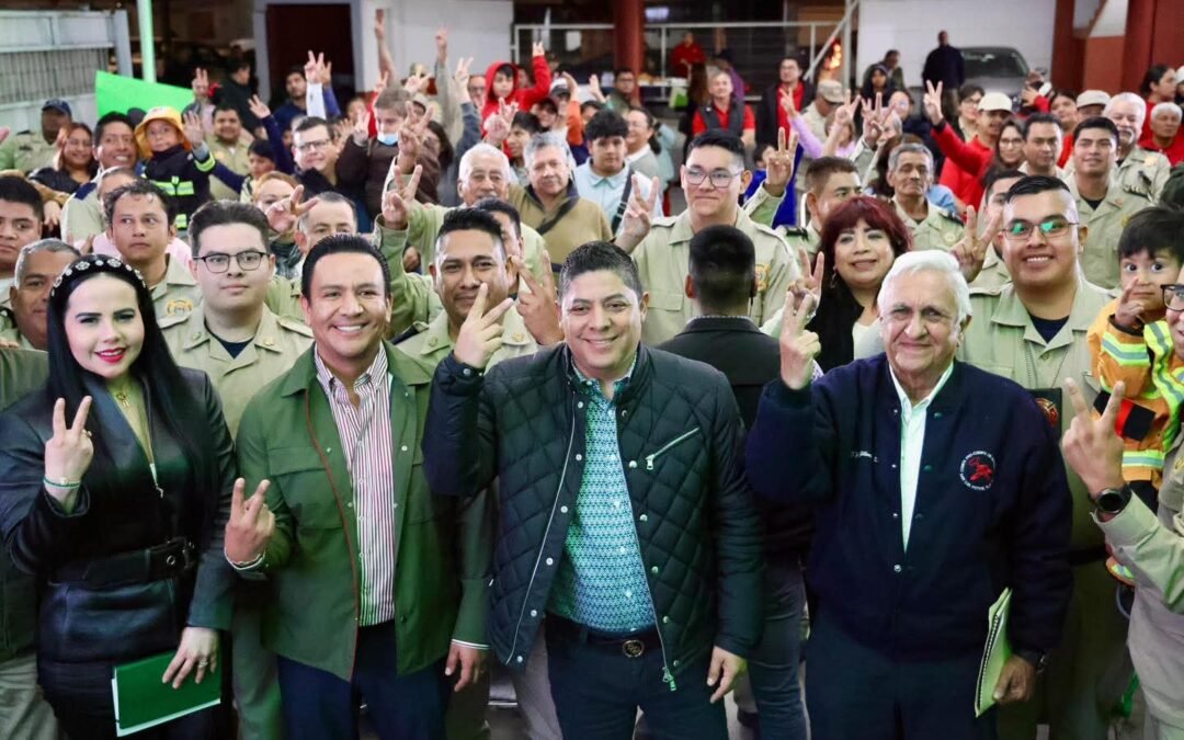 GOBIERNO ASEGURA A BOMBEROS, SOLDADOS Y POLICÍAS QUE SIRVAN A SAN LUIS POTOSÍ