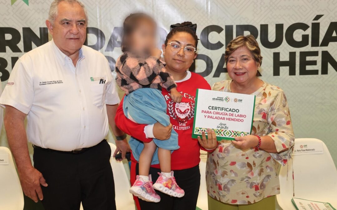 GOBIERNO ESTATAL ARRANCA JORNADAS DE CIRUGÍAS DE LABIO Y PALADAR HENDIDO