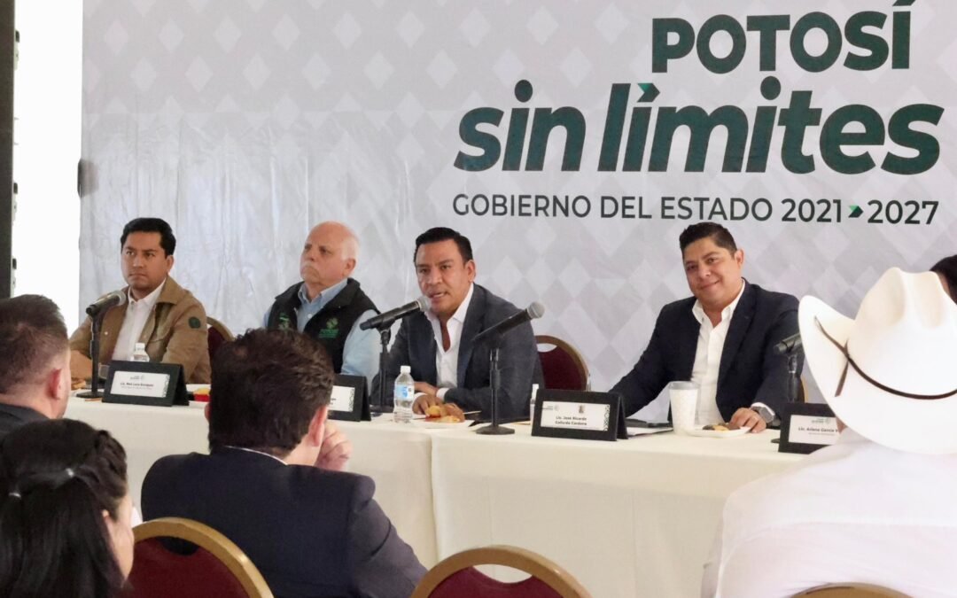 RICARDO GALLARDO EXHORTA A SU GABINETE A SEGUIR DANDO RESULTADOS