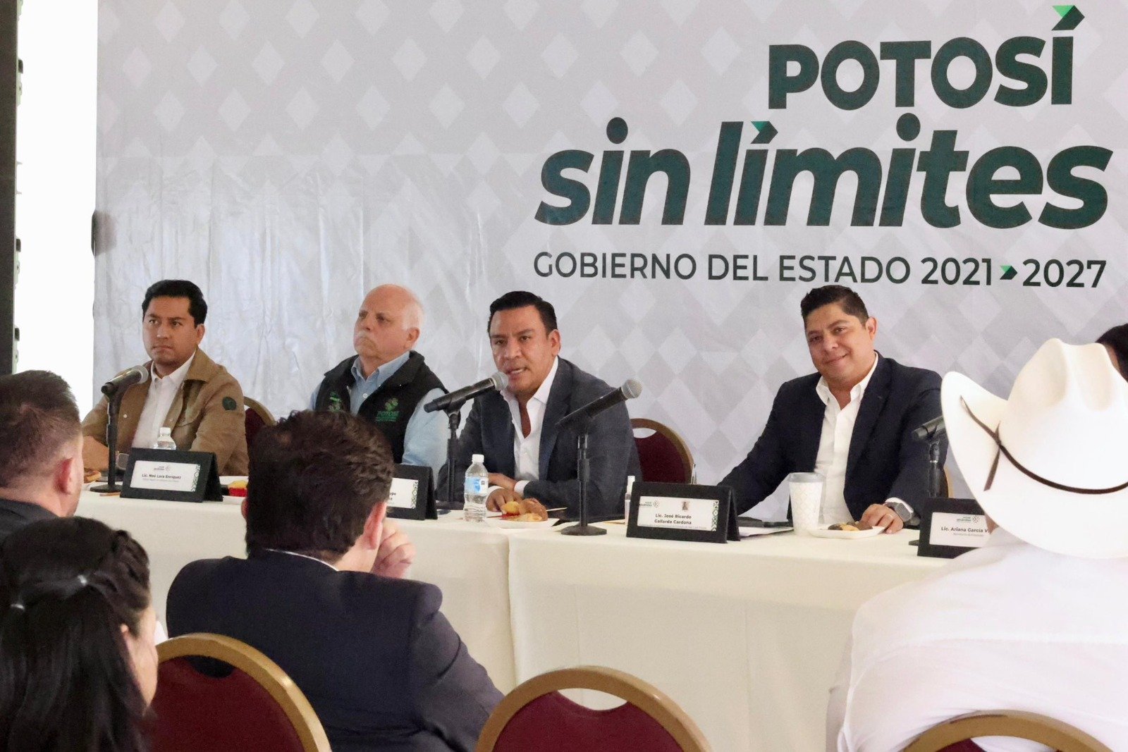 RICARDO GALLARDO EXHORTA A SU GABINETE A SEGUIR DANDO RESULTADOS