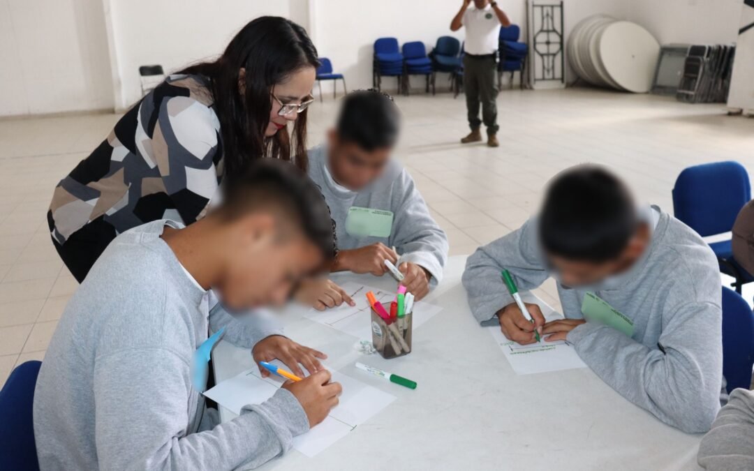 CONCLUYE TALLER EN CENTRO DE INTERNAMIENTO PARA ADOLESCENTES