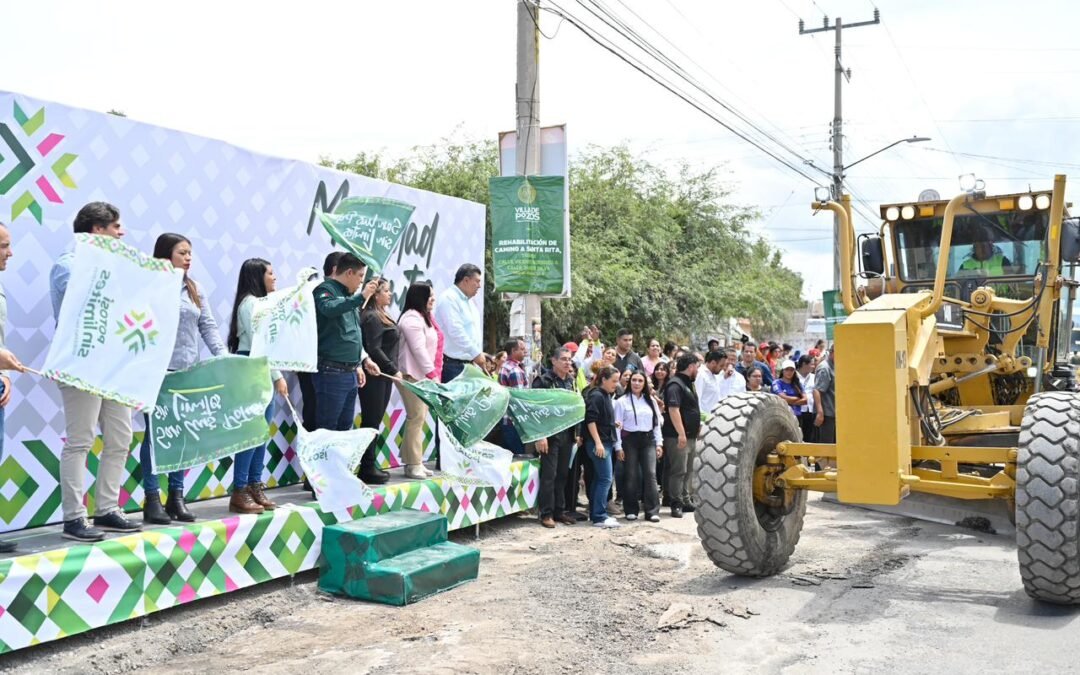 CON APOYO ESTATAL VILLA DE POZOS MODERNIZA INFRAESTRUCTURA