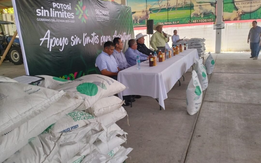 ESTADO ENTREGA OCHO TONELADAS DE ALIMENTO PARA EL SECTOR APÍCOLA